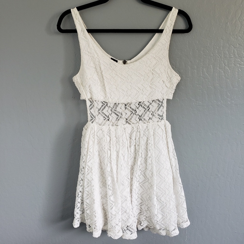Empyre • White Lace Mini Dress